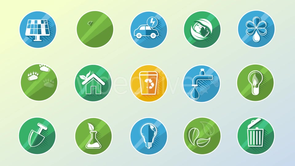 Ecology Concept Icons Videohive 14825508 Motion Graphics Image 5