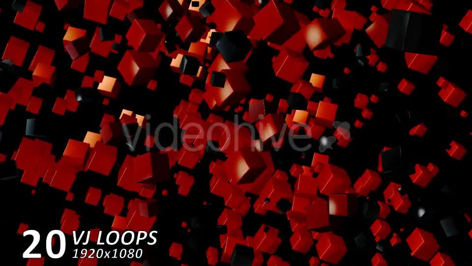 Edm Cubes VJ Loops (20 Pack) Videohive 11991076 Motion Graphics Image 1