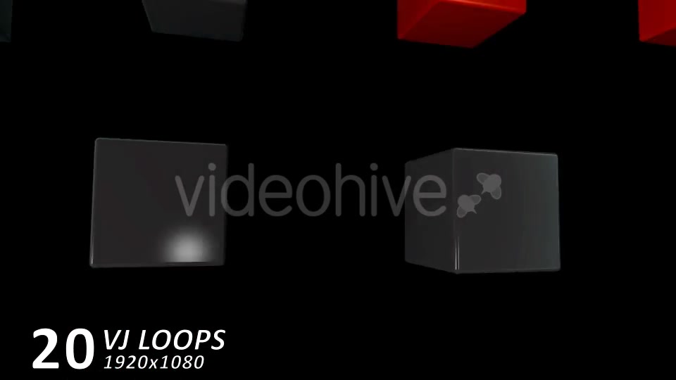 Edm Cubes VJ Loops (20 Pack) Videohive 11991076 Motion Graphics Image 5