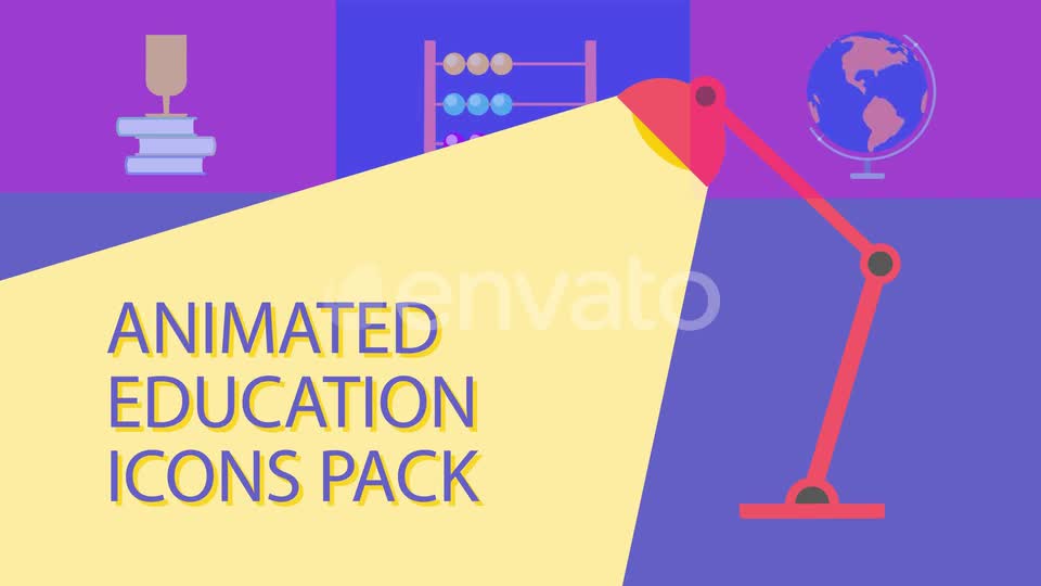 Education Icons Pack Videohive 23200722 Motion Graphics Image 1