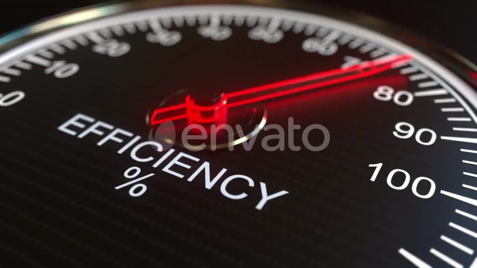 Efficiency Meter or Indicator Videohive 21824559 Motion Graphics Image 2