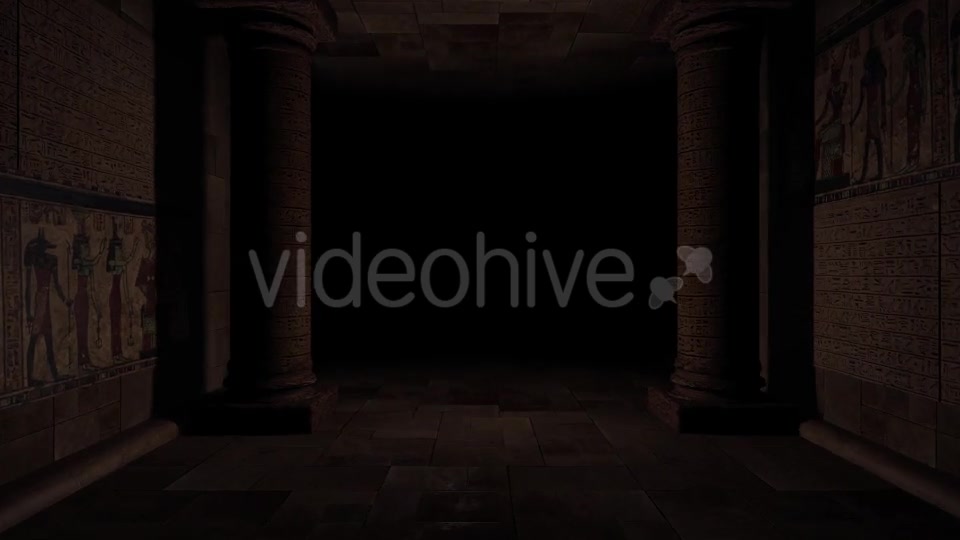 Egyptian Corridor With Pillars Videohive 13479328 Motion Graphics Image 9