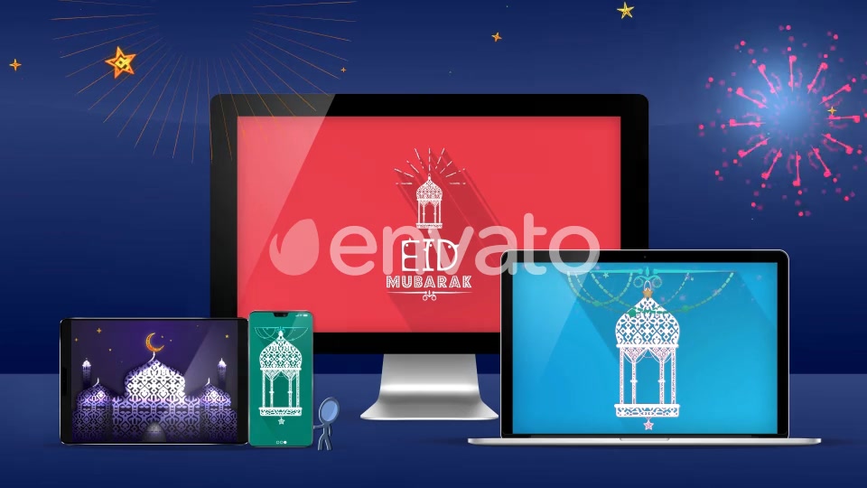 Eid Mubarak Digital Signage Videohive 23841961 Motion Graphics Image 5