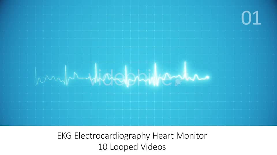 EKG Electrocardiography Heart Monitor Pack Videohive 18460356 Motion Graphics Image 1