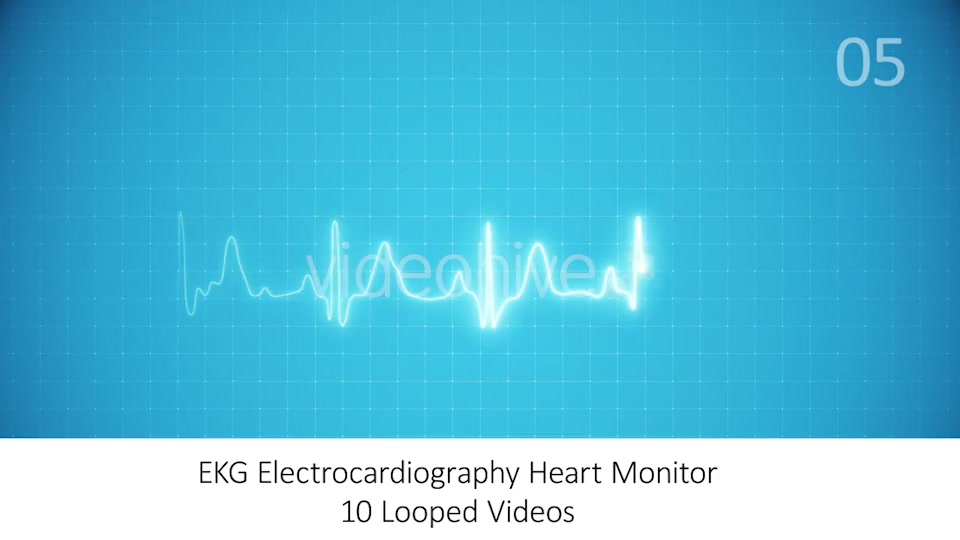 EKG Electrocardiography Heart Monitor Pack Videohive 18460356 Motion Graphics Image 5