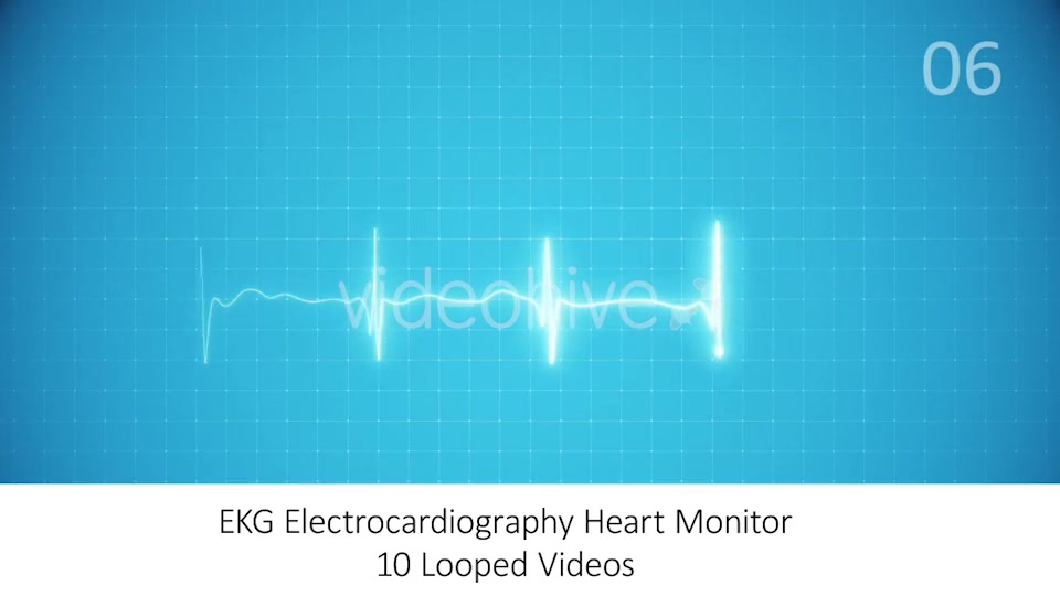 EKG Electrocardiography Heart Monitor Pack Videohive 18460356 Motion Graphics Image 6