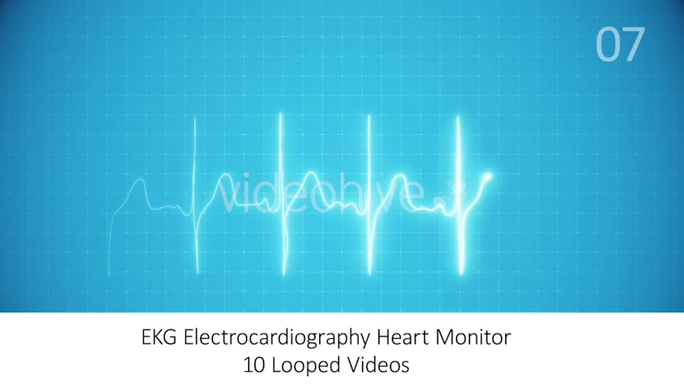 EKG Electrocardiography Heart Monitor Pack Videohive 18460356 Motion Graphics Image 7