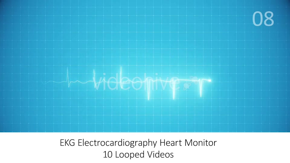EKG Electrocardiography Heart Monitor Pack Videohive 18460356 Motion Graphics Image 8