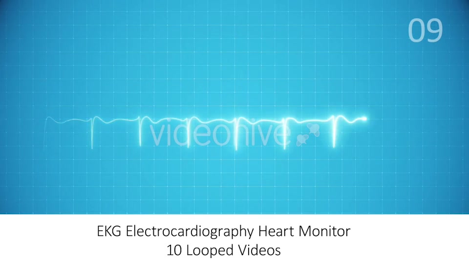 EKG Electrocardiography Heart Monitor Pack Videohive 18460356 Motion Graphics Image 9