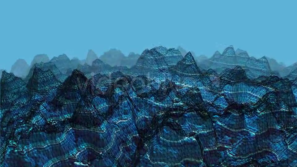 Electric Blue Mountains VJ (4 Pack) Videohive 8029002 Motion Graphics Image 7