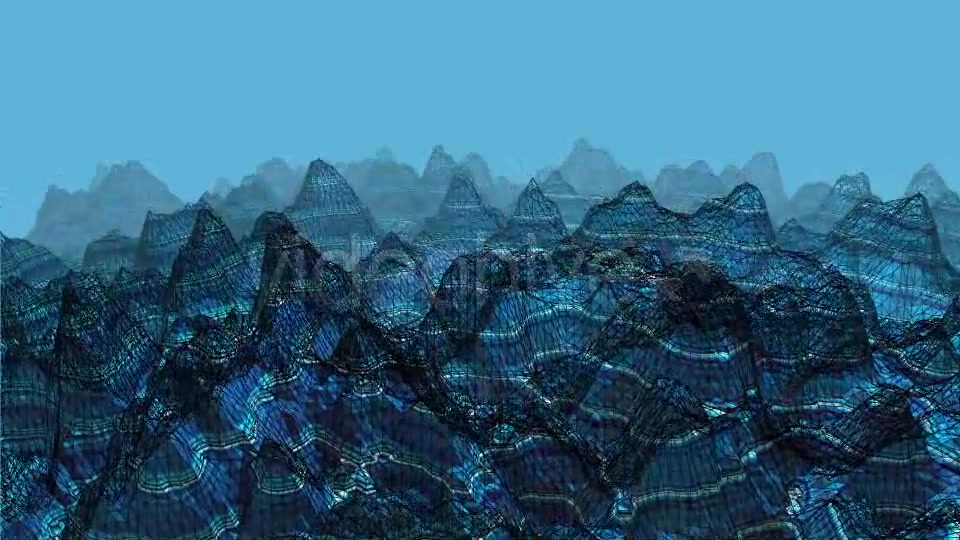 Electric Blue Mountains VJ (4 Pack) Videohive 8029002 Motion Graphics Image 8