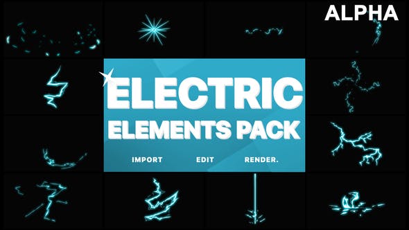 Electric Elements | Motion Graphics Pack - 21667621 Videohive Download