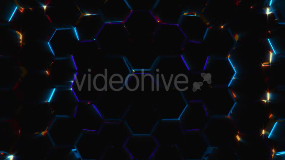 Electric Hexagons Field Videohive 19230723 Motion Graphics Image 2