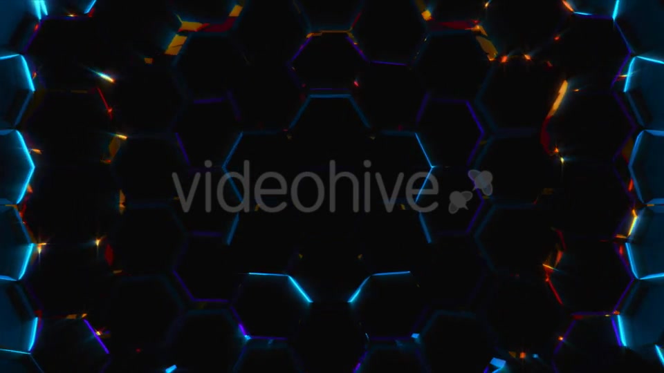 Electric Hexagons Field Videohive 19230723 Motion Graphics Image 4