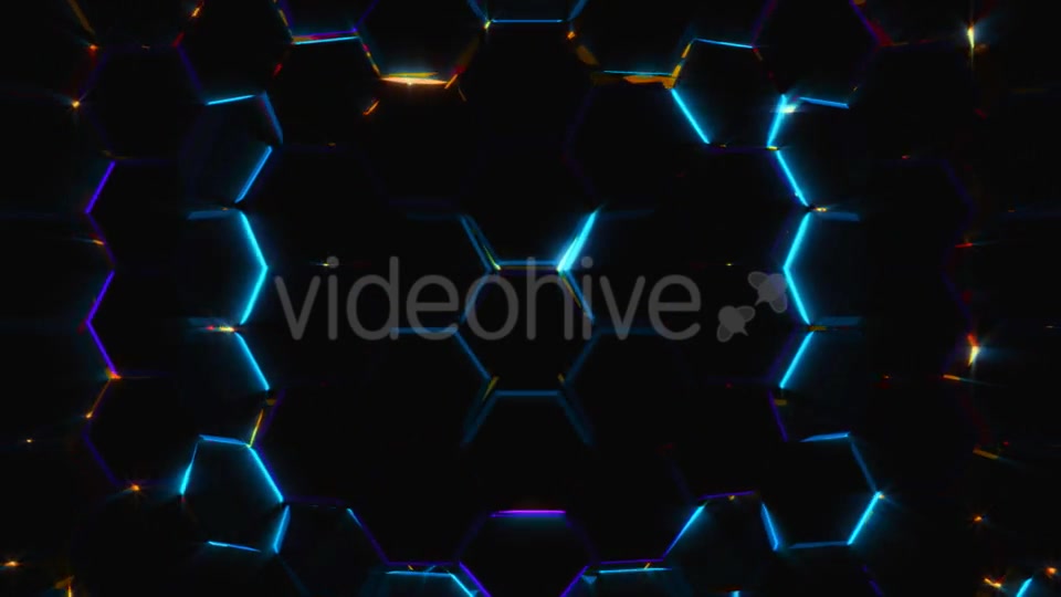 Electric Hexagons Field Videohive 19230723 Motion Graphics Image 5