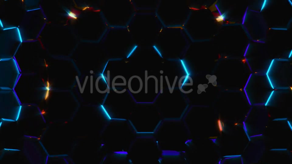 Electric Hexagons Field Videohive 19230723 Motion Graphics Image 6