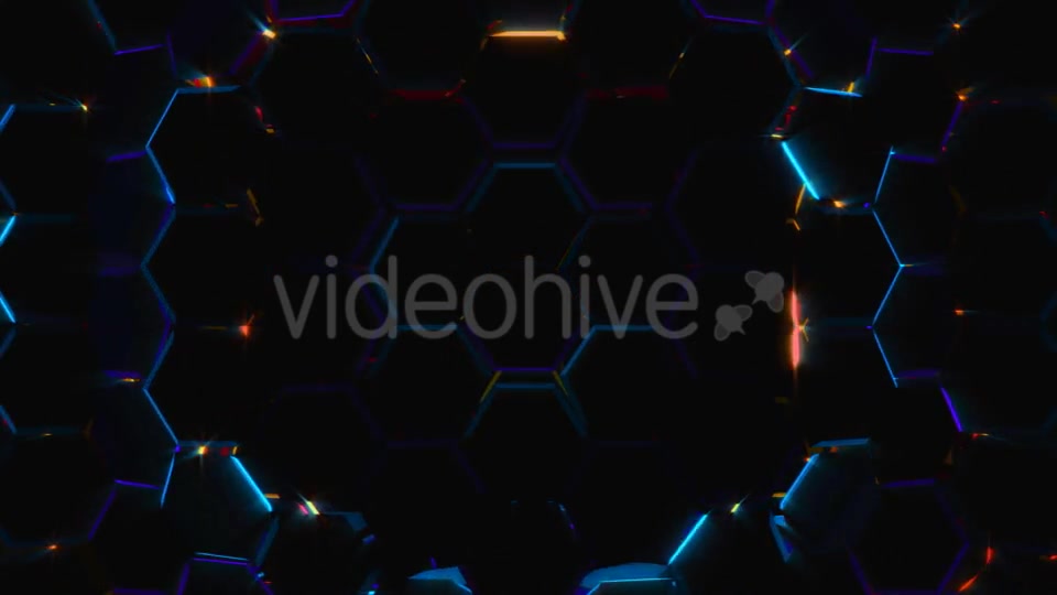 Electric Hexagons Field Videohive 19230723 Motion Graphics Image 8