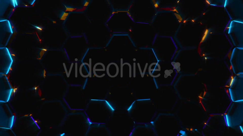 Electric Hexagons Field Videohive 19230723 Motion Graphics Image 9