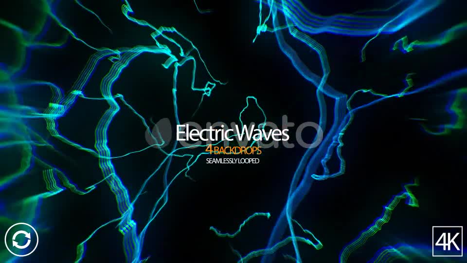 Electric Waves Videohive 22129792 Motion Graphics Image 1