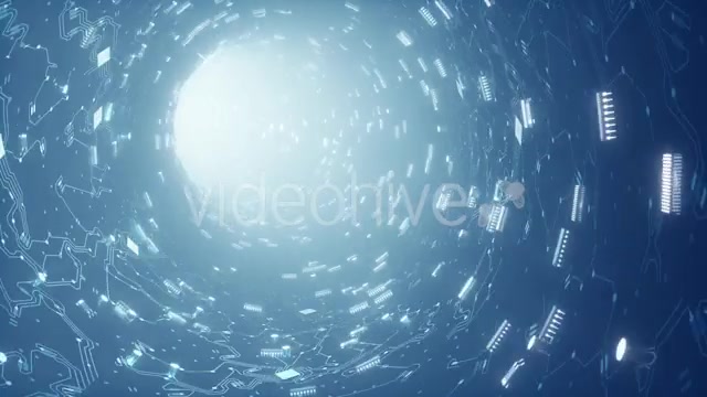 Electronic Printed Circuit Board Electronics Tunnel Videohive 20970313 Motion Graphics Image 9