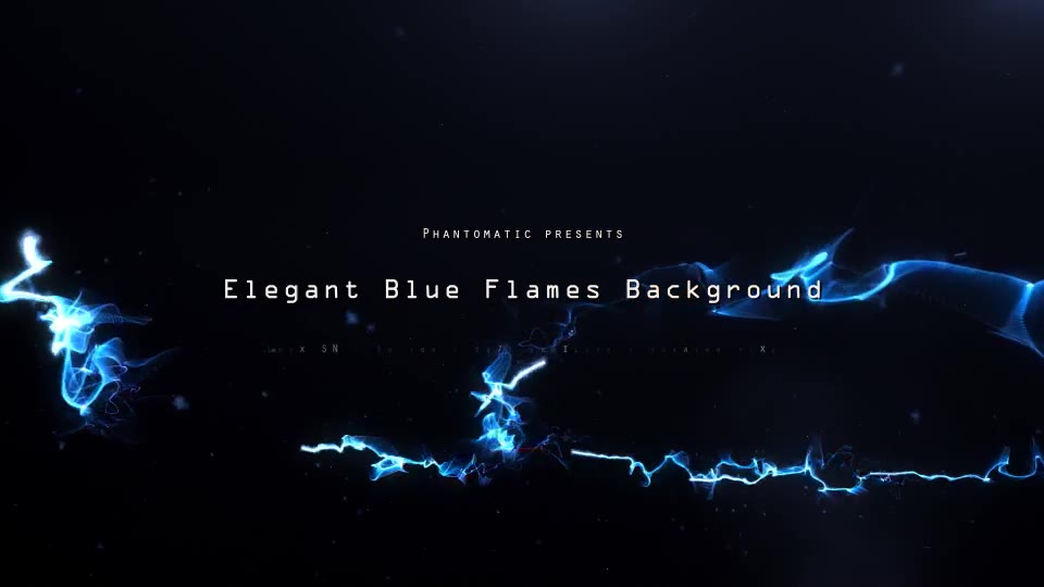 Elegant Blue Flames Videohive 12876030 Motion Graphics Image 2