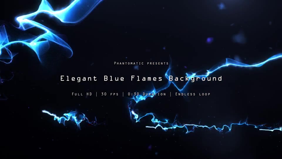 Elegant Blue Flames Videohive 12876030 Motion Graphics Image 3