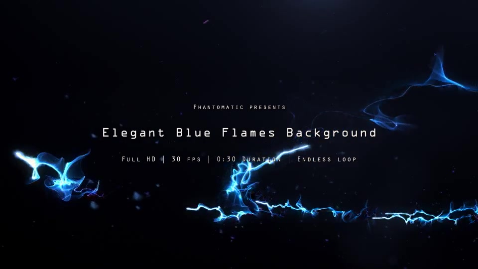 Elegant Blue Flames Videohive 12876030 Motion Graphics Image 4