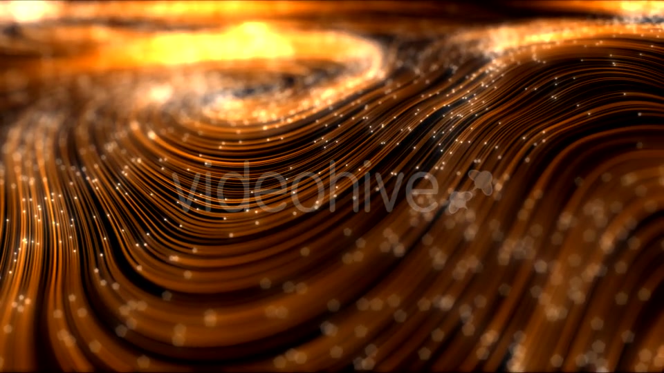 Elegant Golden Curl Lines Background 4K Videohive 21355715 Motion Graphics Image 5