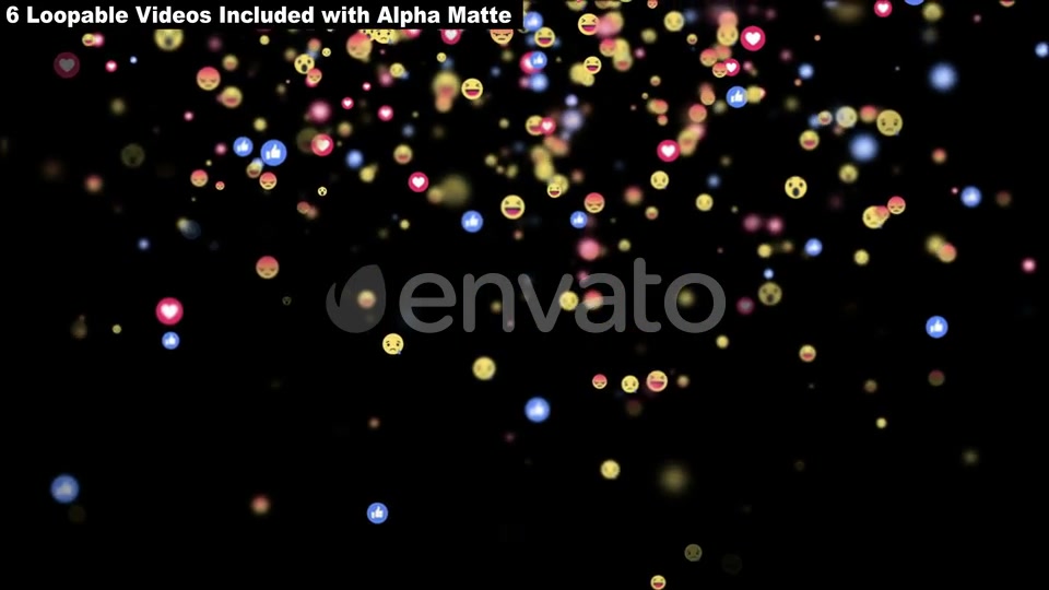 Emoji Package (6 Videos) Videohive 23455699 Motion Graphics Image 10