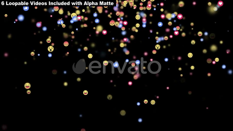 Emoji Package (6 Videos) Videohive 23455699 Motion Graphics Image 11