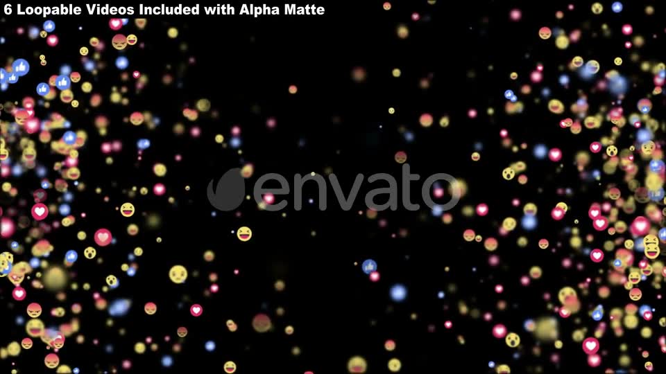 Emoji Package (6 Videos) Videohive 23455699 Motion Graphics Image 2