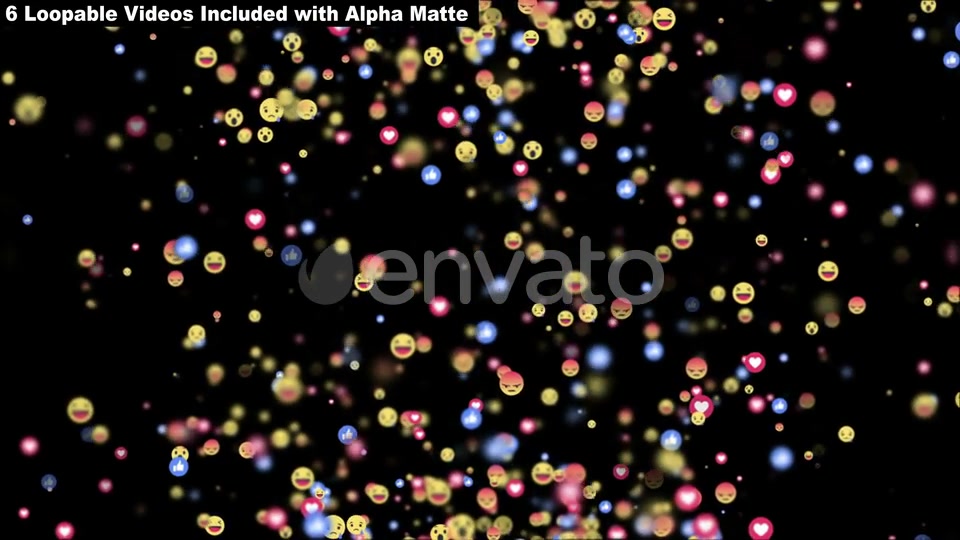 Emoji Package (6 Videos) Videohive 23455699 Motion Graphics Image 7