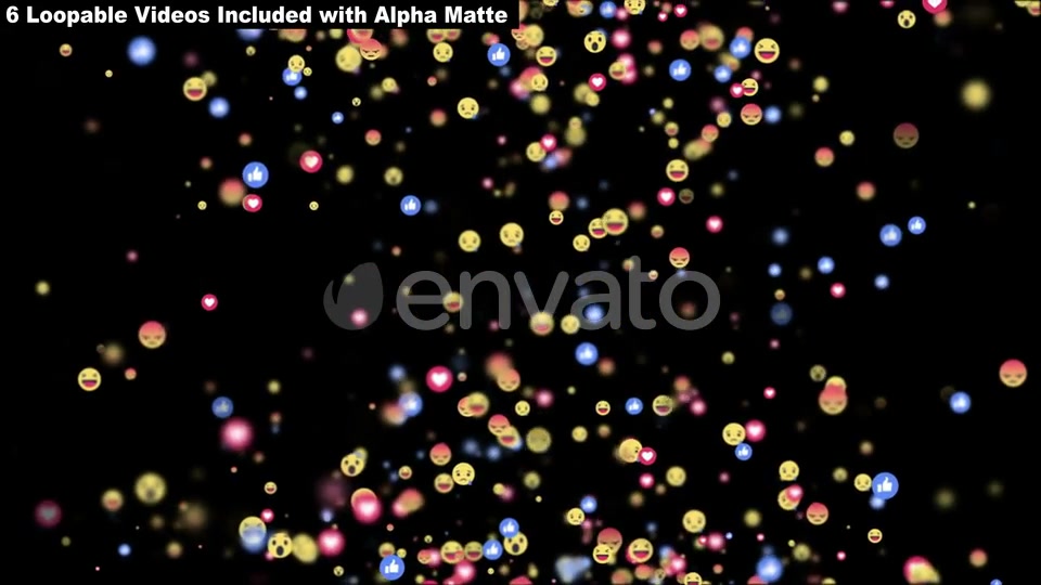 Emoji Package (6 Videos) Videohive 23455699 Motion Graphics Image 8