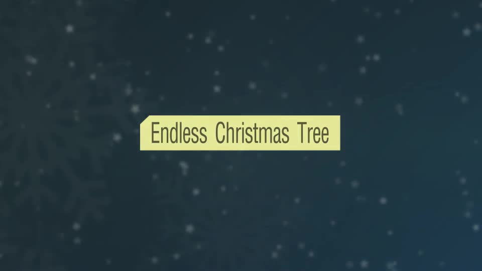 Endless Christmas Tree Videohive 9795427 Motion Graphics Image 1