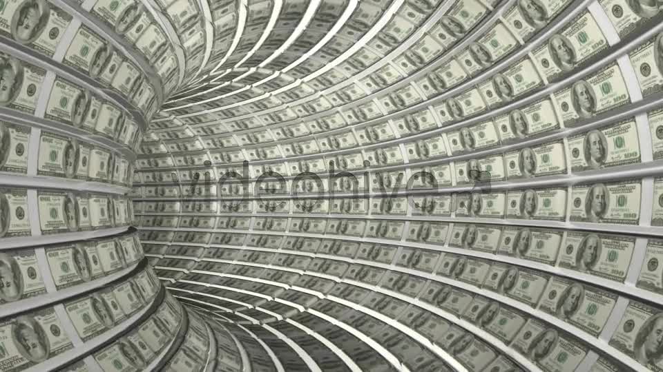Endless Dollars Tunnel Videohive 8082068 Motion Graphics Image 1