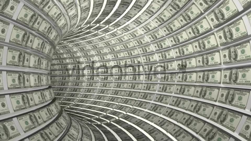 Endless Dollars Tunnel Videohive 8082068 Motion Graphics Image 2