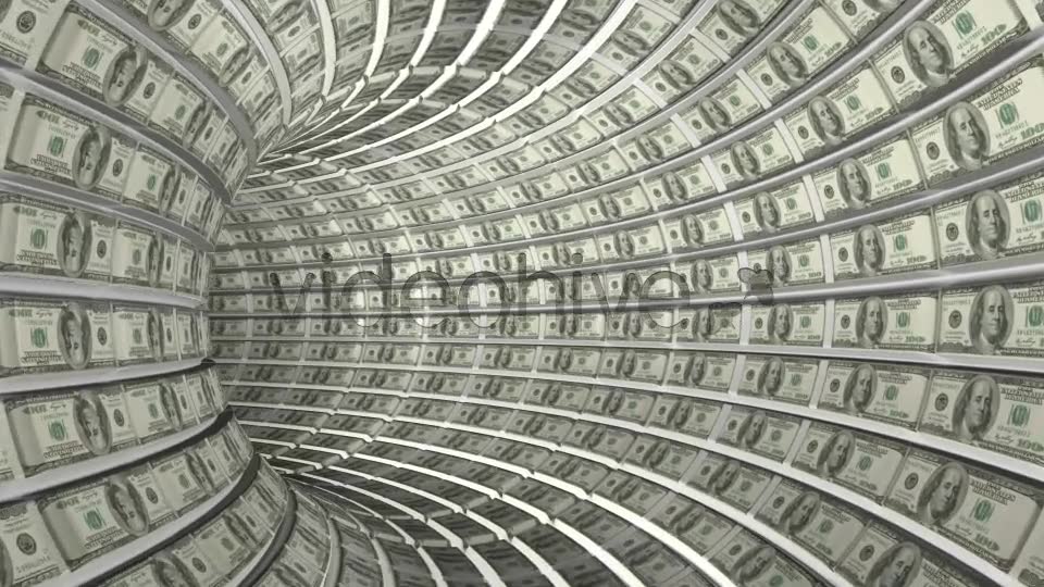 Endless Dollars Tunnel Videohive 8082068 Motion Graphics Image 6