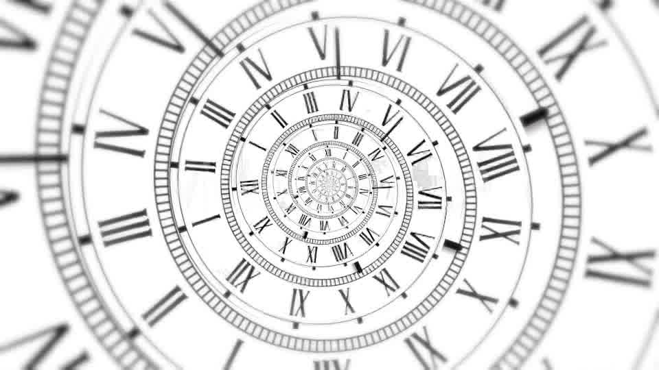 Endless Time With Roman Numerals Videohive 20802072 Motion Graphics Image 10