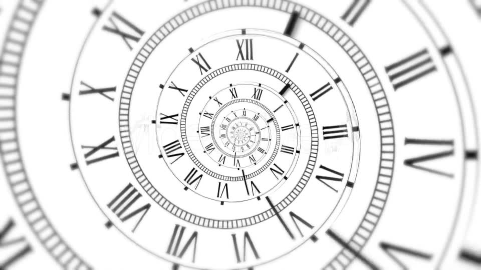 Endless Time With Roman Numerals Videohive 20802072 Motion Graphics Image 2