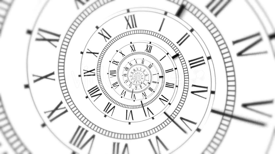 Endless Time With Roman Numerals Videohive 20802072 Motion Graphics Image 3