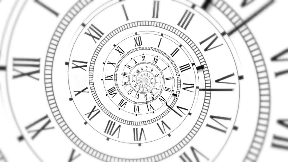 Endless Time With Roman Numerals Videohive 20802072 Motion Graphics Image 5