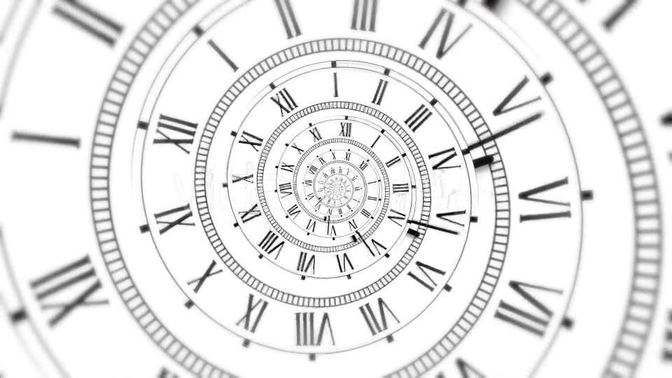 Endless Time With Roman Numerals Videohive 20802072 Motion Graphics Image 6