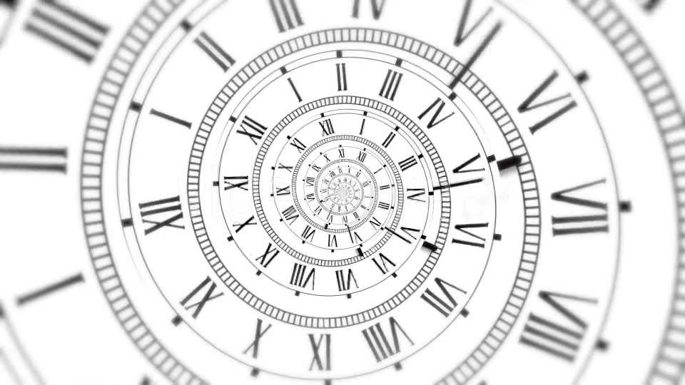 Endless Time With Roman Numerals Videohive 20802072 Motion Graphics Image 7