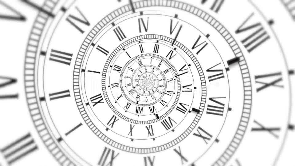 Endless Time With Roman Numerals Videohive 20802072 Motion Graphics Image 9