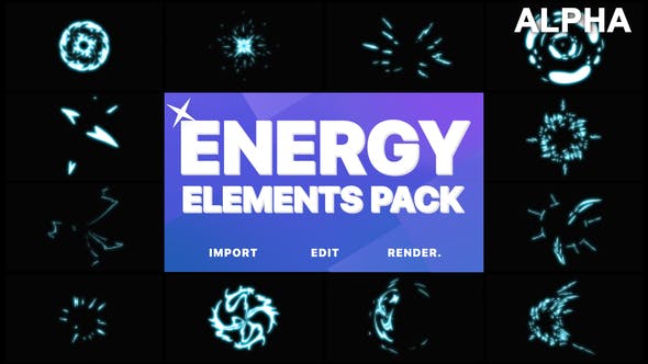 Energy Elements | Motion Graphics Pack - 21506899 Download Videohive