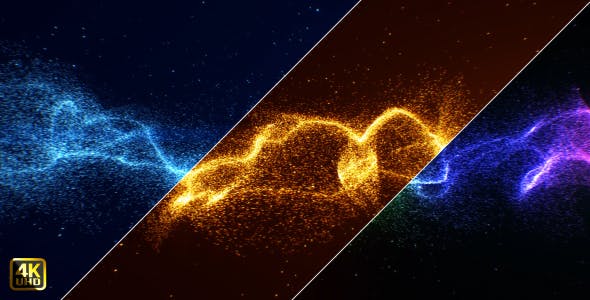 Energy Wave Backgrounds - 19407645 Download Videohive