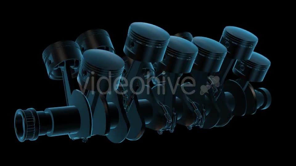 Engine Pistons #5 Videohive 19171909 Motion Graphics Image 2