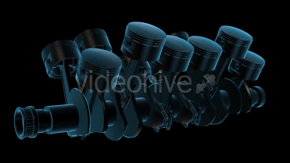 Engine Pistons #5 Videohive 19171909 Motion Graphics Image 3
