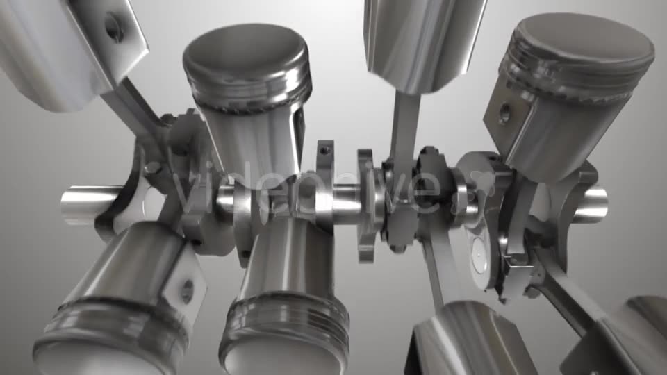 Engine Pistons Turning Videohive 19475541 Motion Graphics Image 2