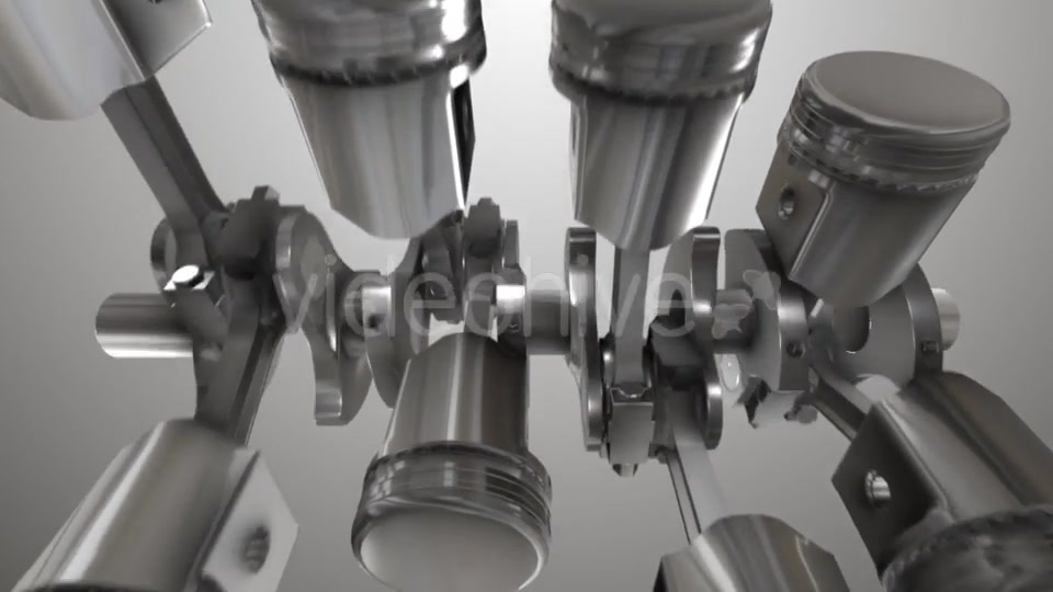Engine Pistons Turning Videohive 19475541 Motion Graphics Image 3